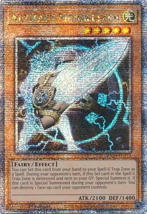 Artifact Moralltach [RA04-EN214] Quarter Century Secret Rare | Exor Games Bridgewater