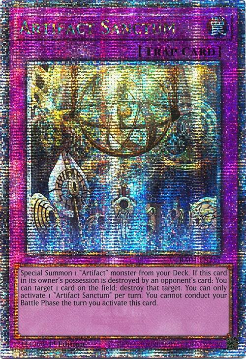 Artifact Sanctum [RA04-EN217] Quarter Century Secret Rare | Exor Games Bridgewater