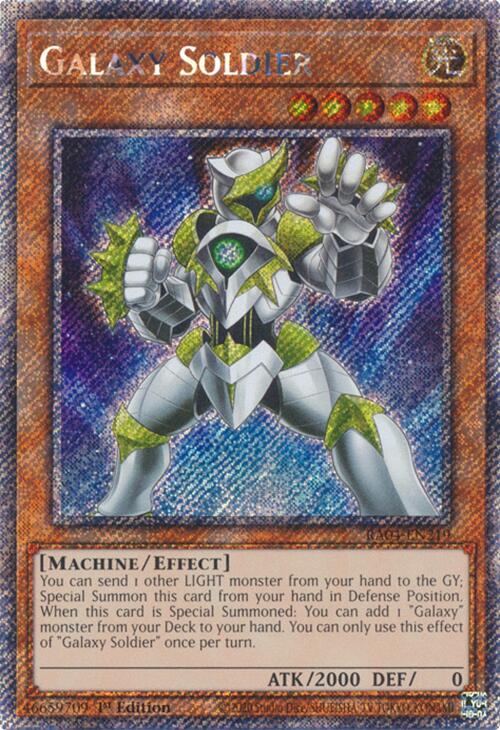 Galaxy Soldier [RA04-EN219] Platinum Secret Rare | Exor Games Bridgewater