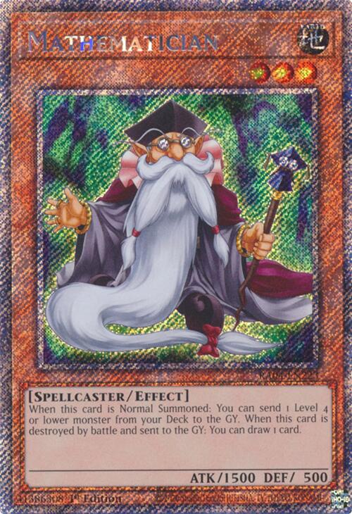 Mathematician [RA04-EN223] Platinum Secret Rare | Exor Games Bridgewater