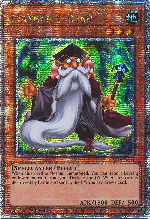 Mathematician [RA04-EN223] Quarter Century Secret Rare | Exor Games Bridgewater