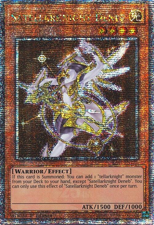 Satellarknight Deneb [RA04-EN227] Quarter Century Secret Rare | Exor Games Bridgewater