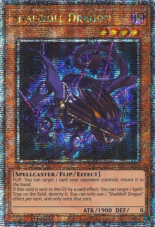 Shaddoll Dragon [RA04-EN228] Quarter Century Secret Rare | Exor Games Bridgewater