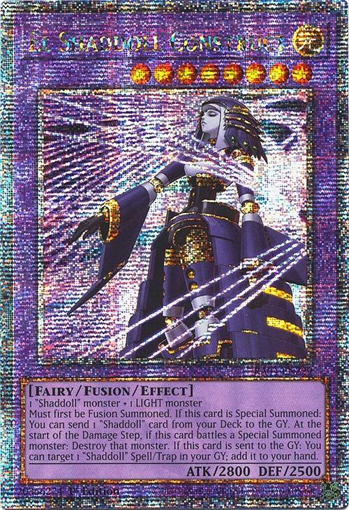 El Shaddoll Construct (Alternate Art) [RA04-EN229] Quarter Century Secret Rare | Exor Games Bridgewater