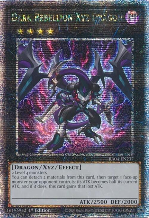 Dark Rebellion Xyz Dragon [RA04-EN237] Quarter Century Secret Rare | Exor Games Bridgewater