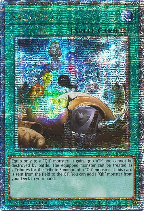Saqlifice [RA04-EN238] Quarter Century Secret Rare | Exor Games Bridgewater