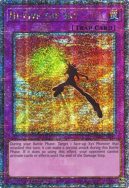 Hi-Five the Sky [RA04-EN239] Quarter Century Secret Rare | Exor Games Bridgewater