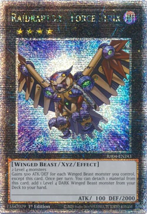Raidraptor - Force Strix [RA04-EN243] Quarter Century Secret Rare | Exor Games Bridgewater