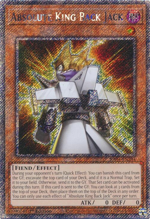 Absolute King Back Jack [RA04-EN244] Platinum Secret Rare | Exor Games Bridgewater