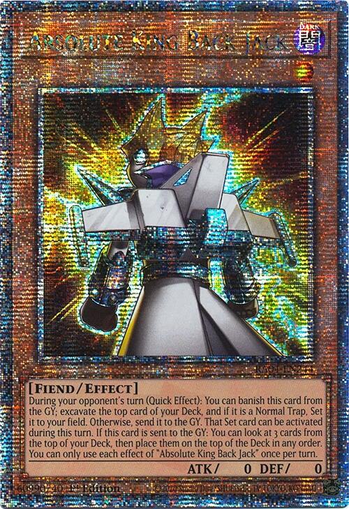 Absolute King Back Jack [RA04-EN244] Quarter Century Secret Rare | Exor Games Bridgewater