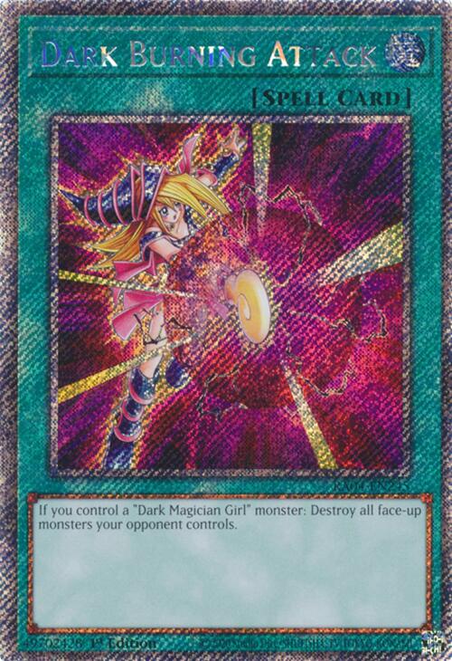 Dark Burning Attack [RA04-EN245] Platinum Secret Rare | Exor Games Bridgewater