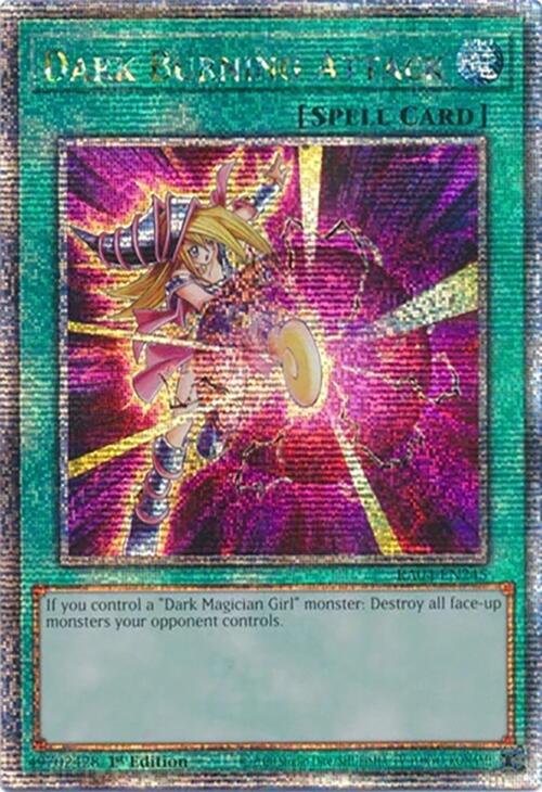 Dark Burning Attack [RA04-EN245] Quarter Century Secret Rare | Exor Games Bridgewater