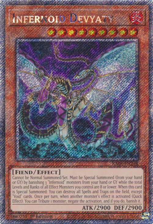 Infernoid Devyaty [RA04-EN248] Platinum Secret Rare | Exor Games Bridgewater
