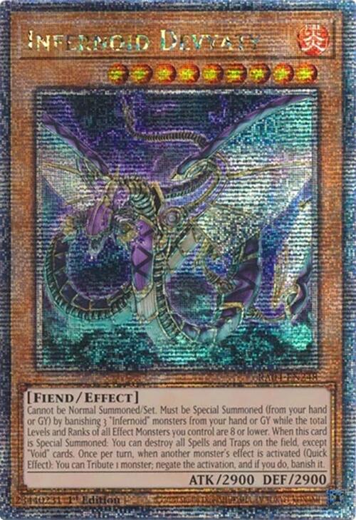 Infernoid Devyaty [RA04-EN248] Quarter Century Secret Rare | Exor Games Bridgewater