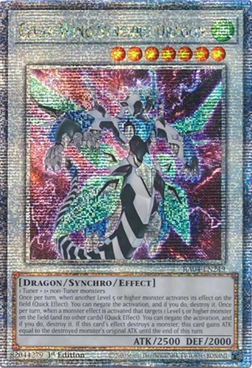 Clear Wing Synchro Dragon [RA04-EN249] Quarter Century Secret Rare | Exor Games Bridgewater