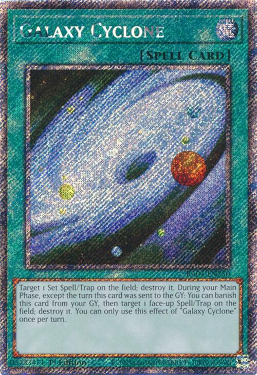 Galaxy Cyclone [RA04-EN250] Platinum Secret Rare | Exor Games Bridgewater