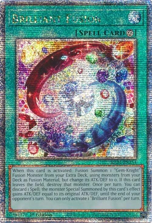 Brilliant Fusion [RA04-EN254] Quarter Century Secret Rare | Exor Games Bridgewater