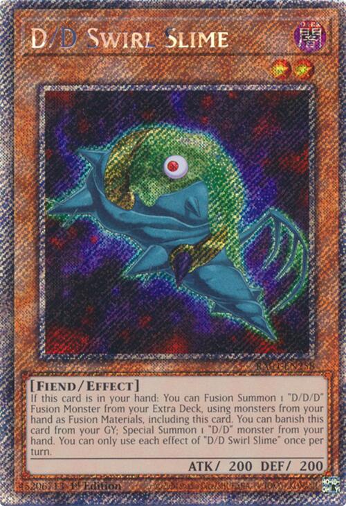 D/D Swirl Slime [RA04-EN258] Platinum Secret Rare | Exor Games Bridgewater
