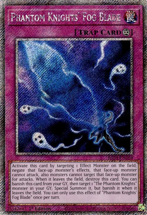 Phantom Knights' Fog Blade [RA04-EN264] Platinum Secret Rare | Exor Games Bridgewater