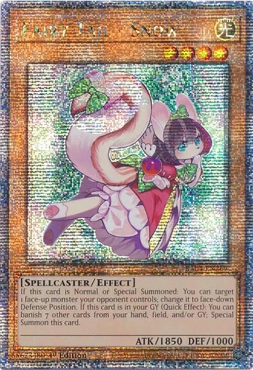 Fairy Tail - Snow [RA04-EN269] Quarter Century Secret Rare | Exor Games Bridgewater