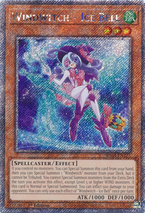 Windwitch - Ice Bell [RA04-EN273] Platinum Secret Rare | Exor Games Bridgewater