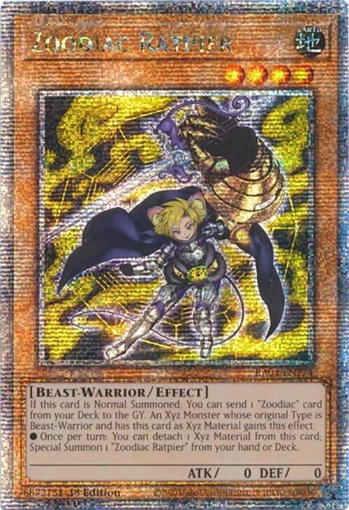 Zoodiac Ratpier [RA04-EN274] Quarter Century Secret Rare | Exor Games Bridgewater