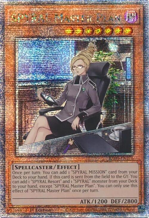 SPYRAL Master Plan [RA04-EN276] Quarter Century Secret Rare | Exor Games Bridgewater