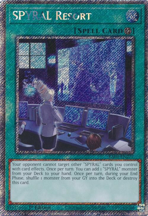 SPYRAL Resort [RA04-EN277] Platinum Secret Rare | Exor Games Bridgewater