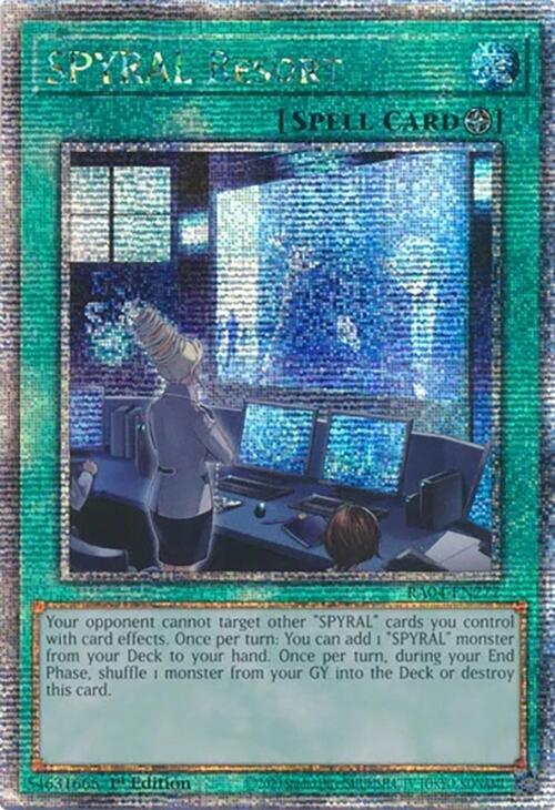 SPYRAL Resort [RA04-EN277] Quarter Century Secret Rare | Exor Games Bridgewater