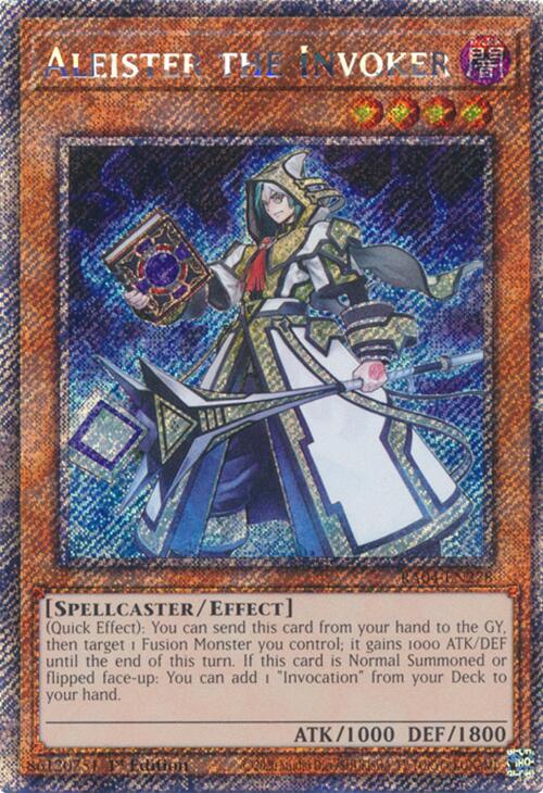 Aleister the Invoker [RA04-EN278] Platinum Secret Rare | Exor Games Bridgewater