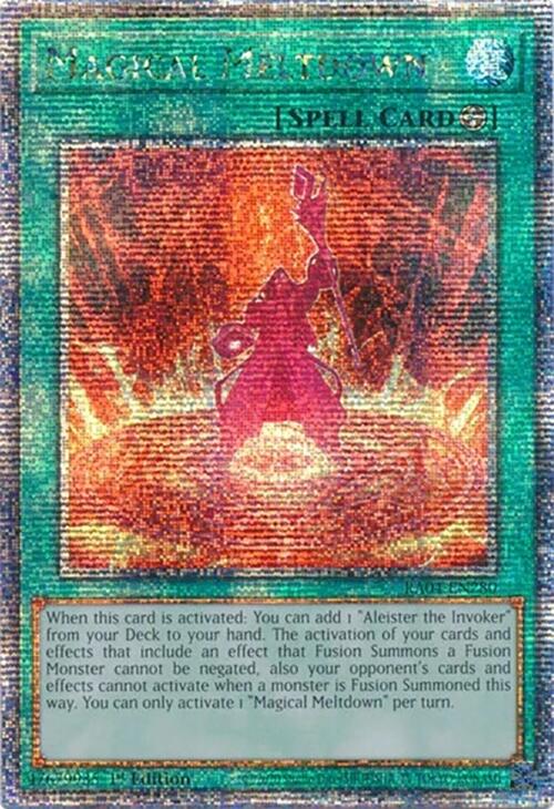Magical Meltdown [RA04-EN280] Quarter Century Secret Rare | Exor Games Bridgewater