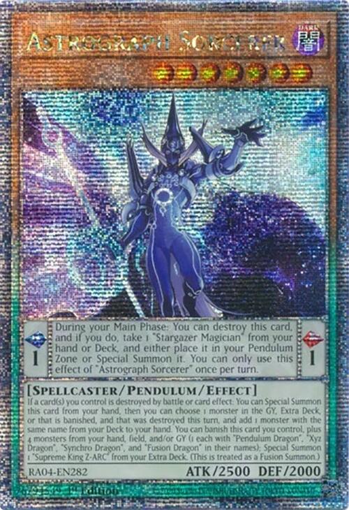 Astrograph Sorcerer [RA04-EN282] Quarter Century Secret Rare | Exor Games Bridgewater