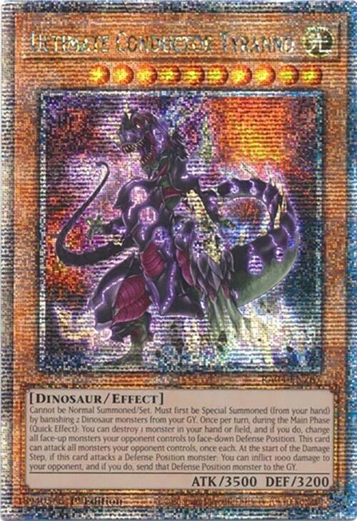 Ultimate Conductor Tyranno [RA04-EN287] Quarter Century Secret Rare | Exor Games Bridgewater