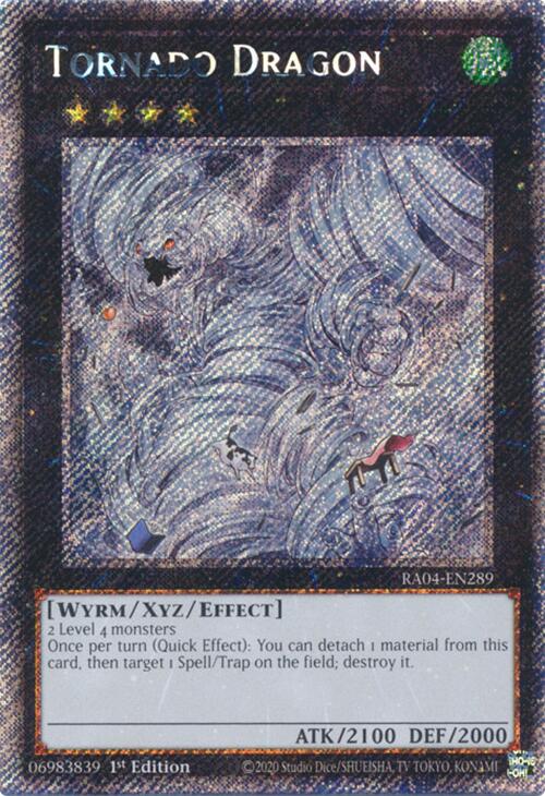 Tornado Dragon [RA04-EN289] Platinum Secret Rare | Exor Games Bridgewater