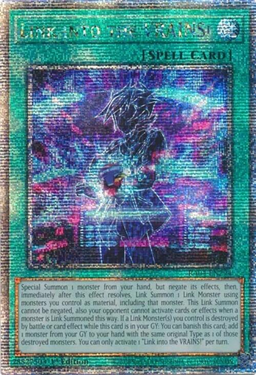 Link into the VRAINS! [RA04-EN294] Quarter Century Secret Rare | Exor Games Bridgewater