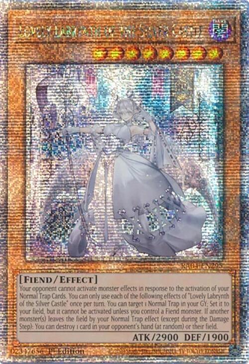 Lovely Labrynth of the Silver Castle [RA04-EN295] Quarter Century Secret Rare | Exor Games Bridgewater