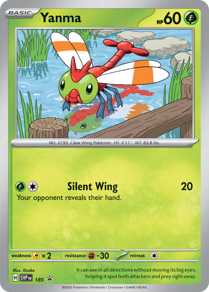 Yanma (185) [Scarlet & Violet: Black Star Promos] | Exor Games Bridgewater
