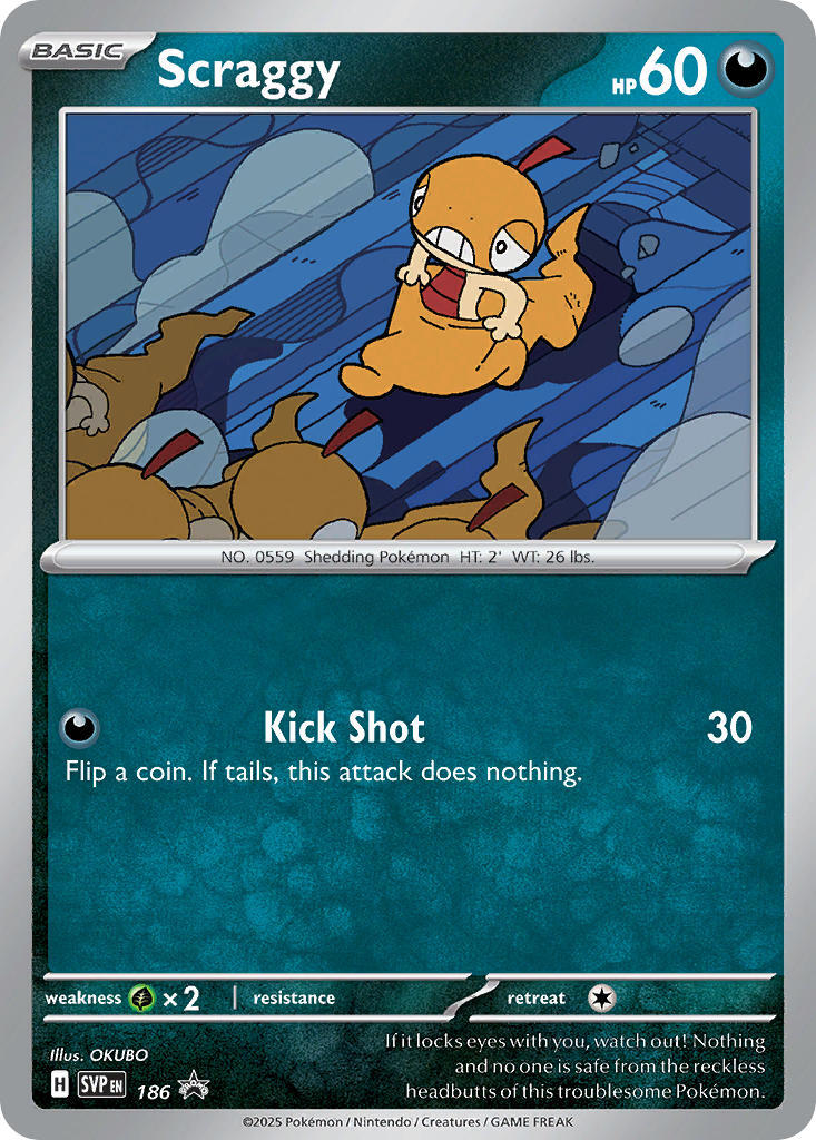 Scraggy (186) [Scarlet & Violet: Black Star Promos] | Exor Games Bridgewater