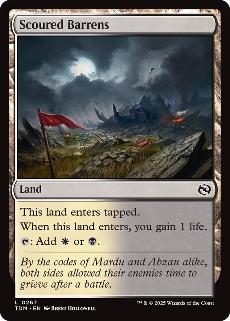 Scoured Barrens [Tarkir: Dragonstorm] | Exor Games Bridgewater