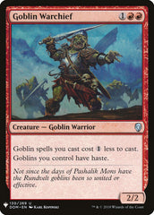 Goblin Warchief [The List] | Exor Games Bridgewater