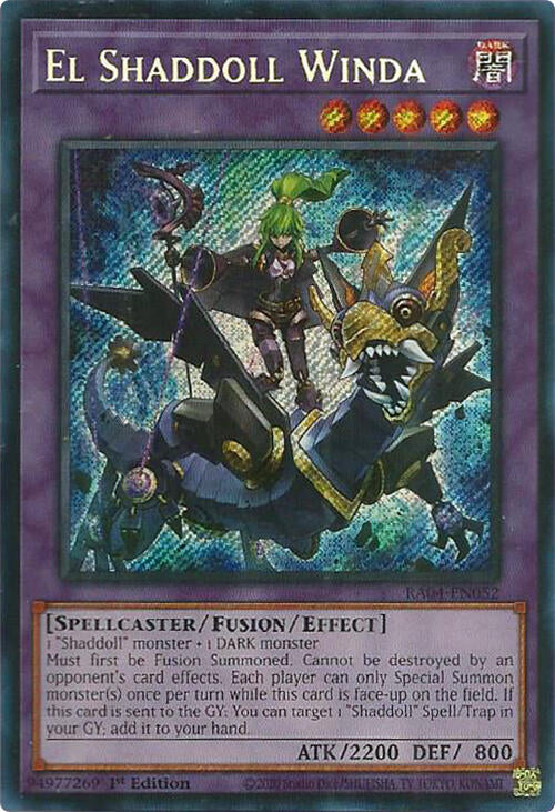El Shaddoll Winda [RA04-EN052] Secret Rare | Exor Games Bridgewater