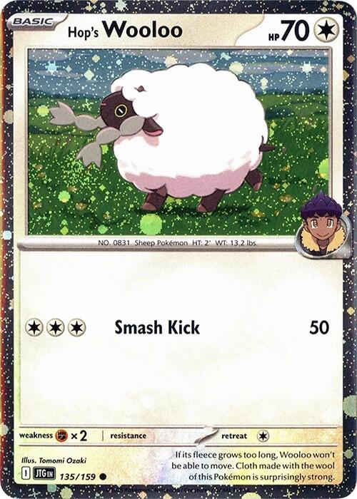 Hop's Wooloo (135/159) (Cosmos Holo) [Scarlet & Violet: Journey Together] | Exor Games Bridgewater