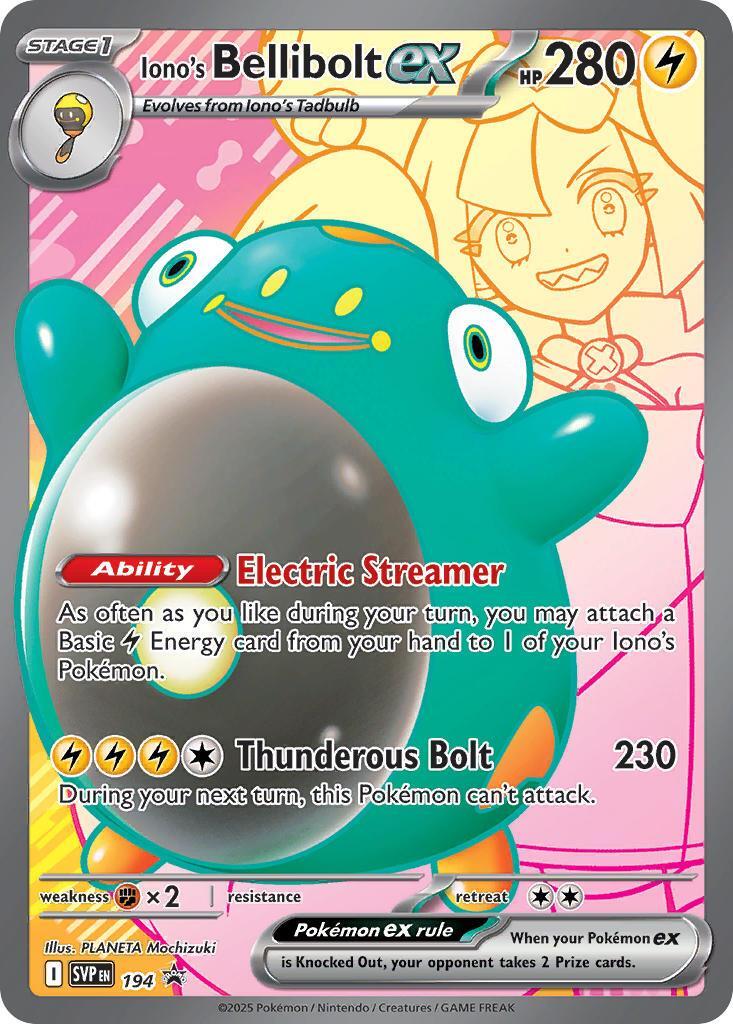 Iono's Bellibolt ex (194) [Scarlet & Violet: Black Star Promos] | Exor Games Bridgewater