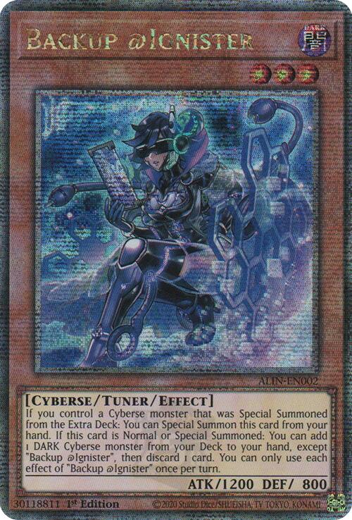 Backup @Ignister [ALIN-EN002] Quarter Century Secret Rare | Exor Games Bridgewater