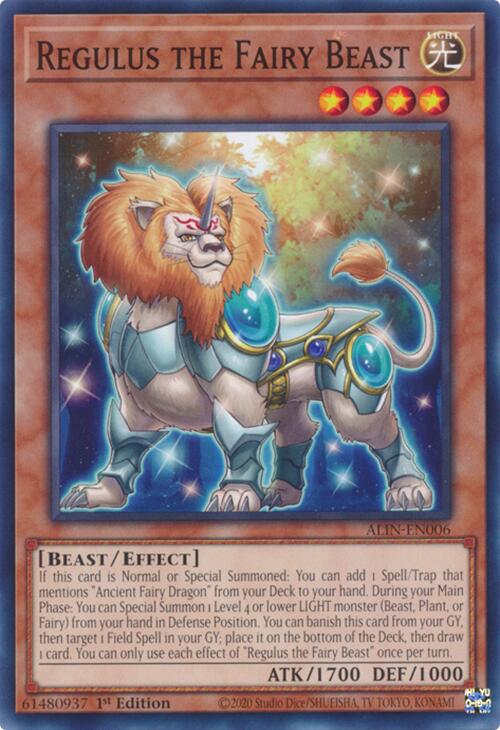 Regulus the Fairy Beast [ALIN-EN006] Common | Exor Games Bridgewater