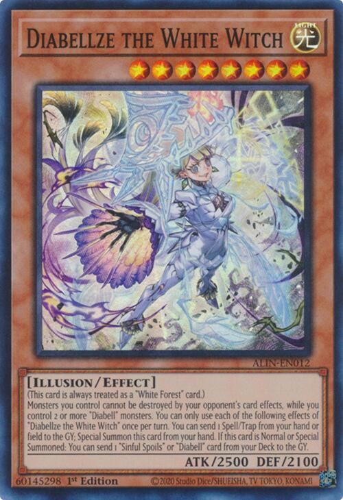 Diabellze the White Witch [ALIN-EN012] Super Rare | Exor Games Bridgewater