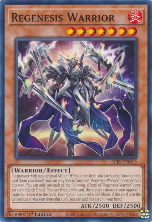 Regenesis Warrior [ALIN-EN013] Common | Exor Games Bridgewater