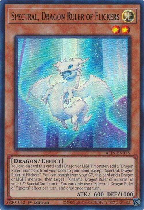 Spectral, Dragon Ruler of Flickers [ALIN-EN018] Ultra Rare | Exor Games Bridgewater