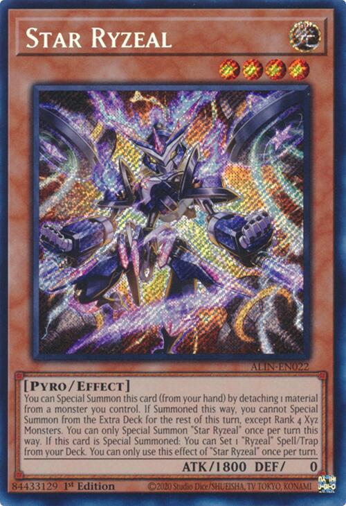 Star Ryzeal [ALIN-EN022] Secret Rare | Exor Games Bridgewater