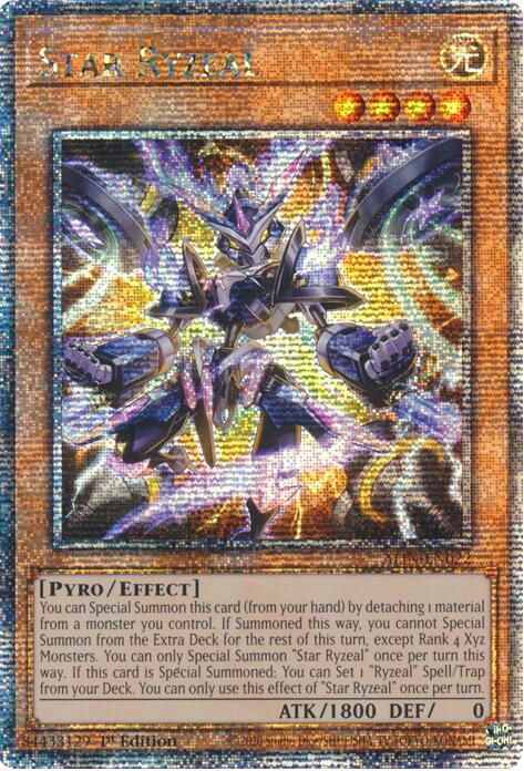 Star Ryzeal [ALIN-EN022] Quarter Century Secret Rare | Exor Games Bridgewater